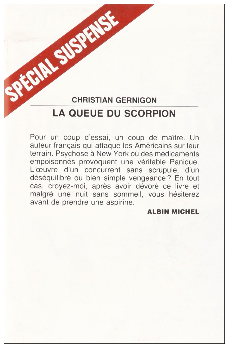 Queue Du Scorpion (La)