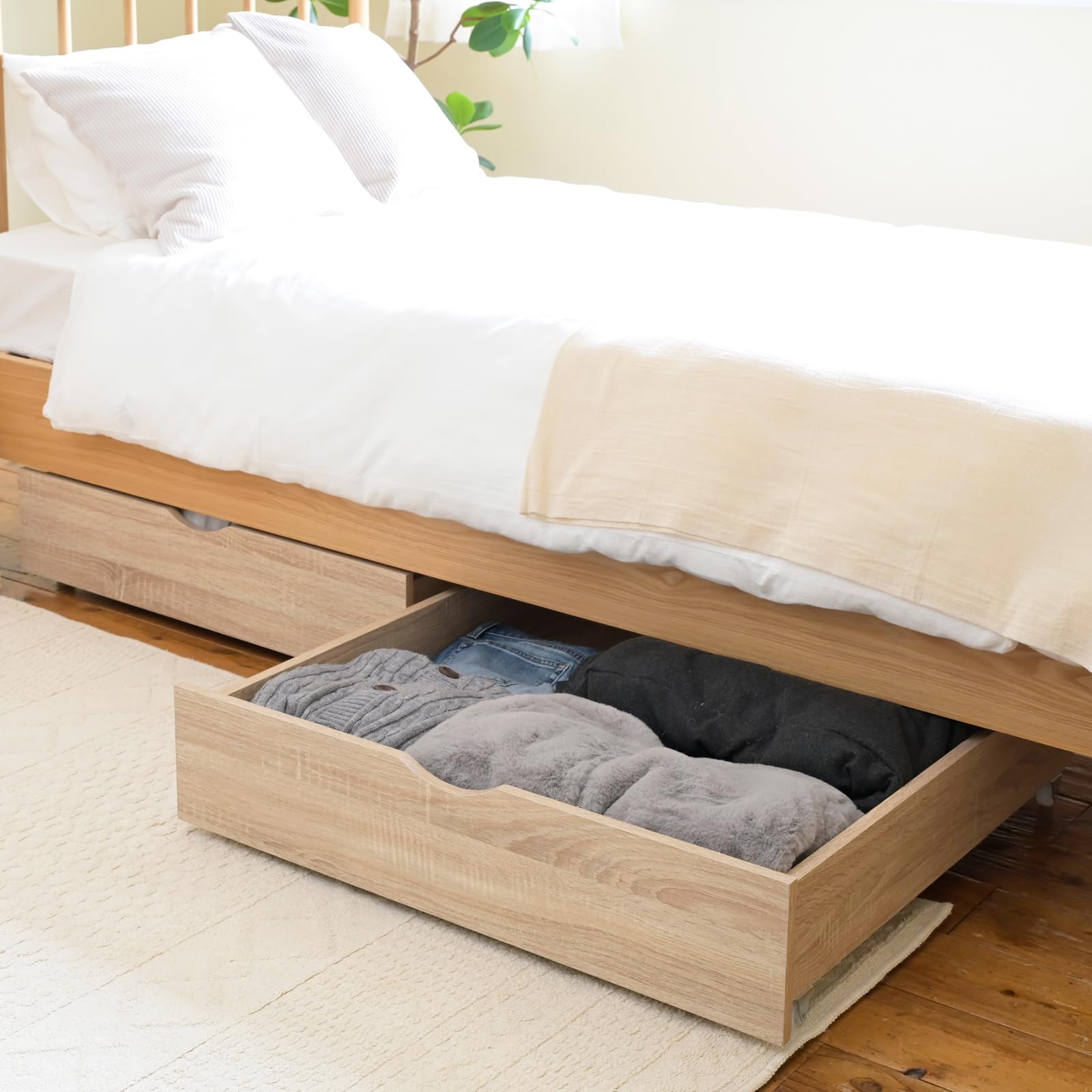 【新品】Emmaマットレス用ベッド下収納引き出しユニット 2個 / 4個セット ベッド収納 – エマ・スリープ