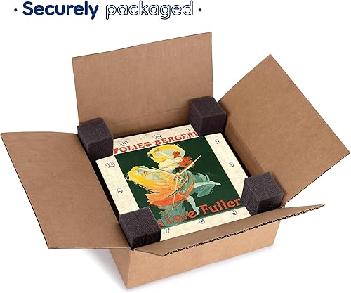 Miniatura 7 de 3dRose DPP_59746_1 - Reloj de pared con póster vintage de anuncio francés, 10 x 10 pulgadas