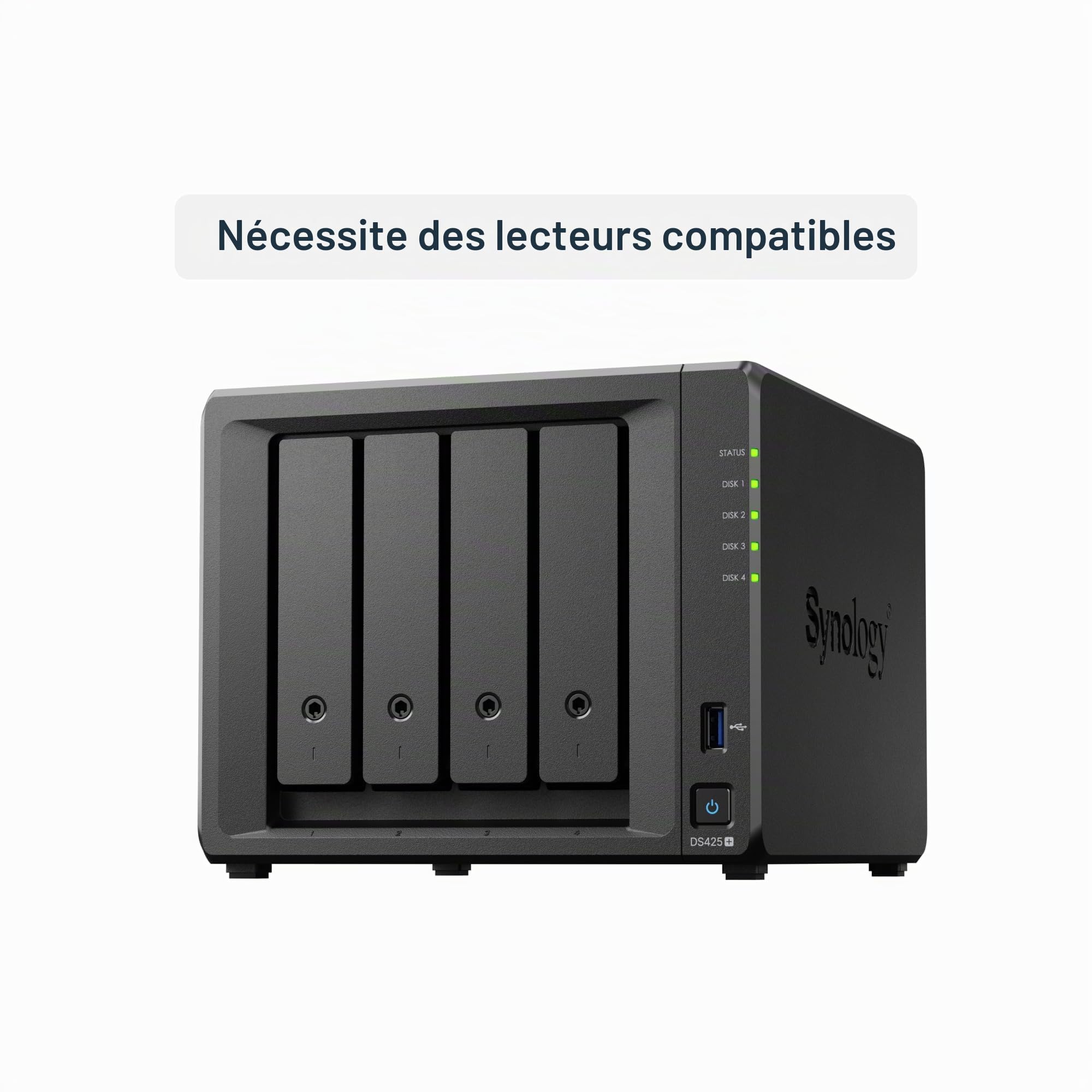 Synology DS425+ 24TB Synology HAT33 4 Baies NAS de Bureau