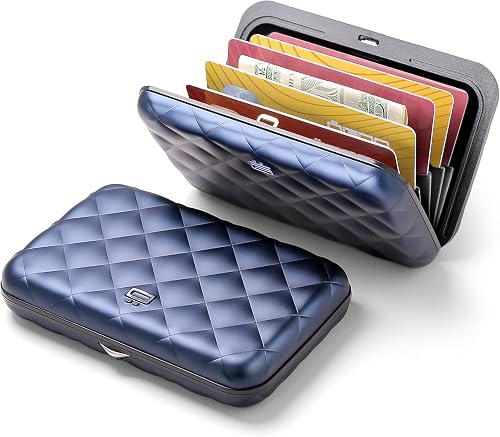 Porte-cartes femme en aluminium, protection RFID. Modèle : HELSINKI - 2