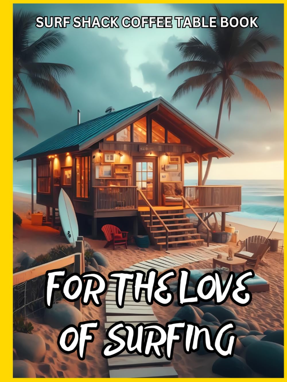 Livre de table Surf Shack l'esprit de l'océan et de la liberté