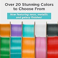 Vista 3 de Polymaker - Filamento de plástico ABS PolyLite de 1/16 pulgadas, color negro para impresora 3D, resistente al calor, 2.2 lb, fuerte y duradero