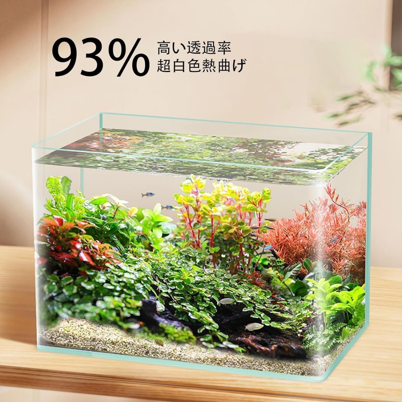 Amazon | GrnArt 透明金魚鉢、メダカ水槽 10L ガラス容器 (30*18