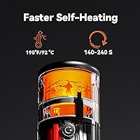 Vista 4 de CERA+ Self-Heating Portable Espresso Machine,Up to 8 Cups per Charge & 20 Bar, 3 * 4500mAh, CERApresso Works with NS Capsules & Grounds, Electric