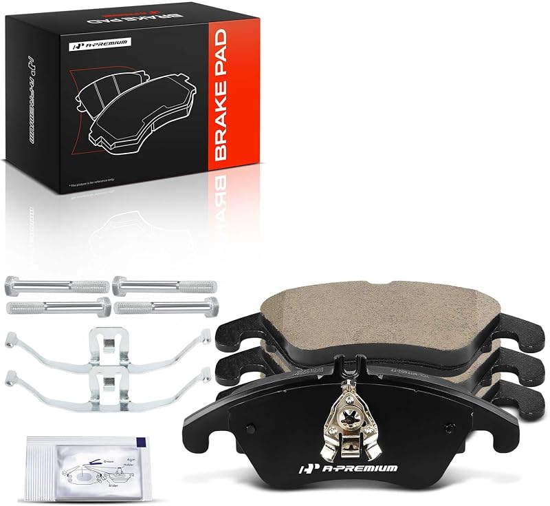 Pastilhas de freio dianteiras cerâmicas A-Premium para Mercedes-Benz – Jogo com 4 unidades
