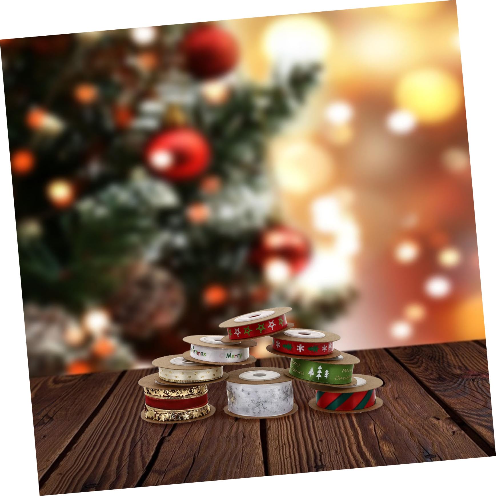 Tofficu 16stücke Teiliges Weihnachtsband Bunte Geschenkverpackung Für Weihnachtsdekoration Und Partyverzierungen Aus Strapazierfähigem Für Und Bastelprojekte