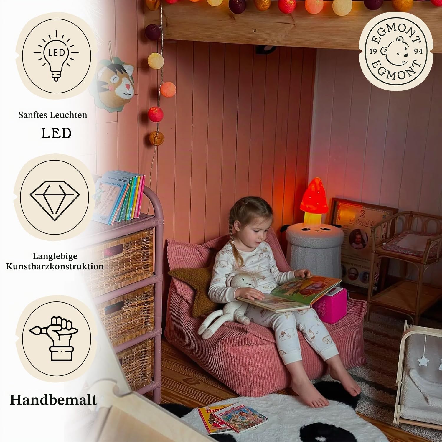 Egmont Toys Pilzlampe, Größe S