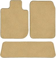 Vista 13 de GG Bailey D2612A-F1A-BGE - Juego de alfombrillas delanteras personalizadas para modelos seleccionados de Mazda 2, fibra de nailon (beige)