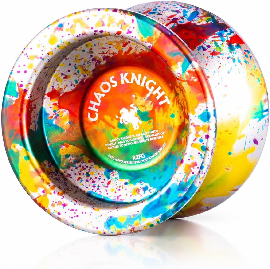 CK-01 Unresponsive Metal Yoyo,6061 Aluminum Alloy Professional Trick Yo Yo for Beginners to Advanced Players,1A 3A 5A String Tricks (Orange and Sliver)