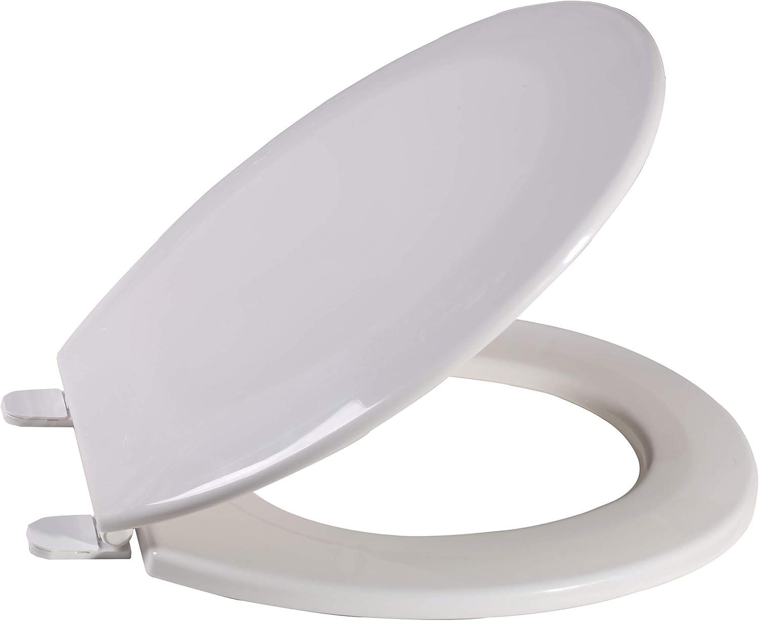 Round White Toilet Seat Easy to Install