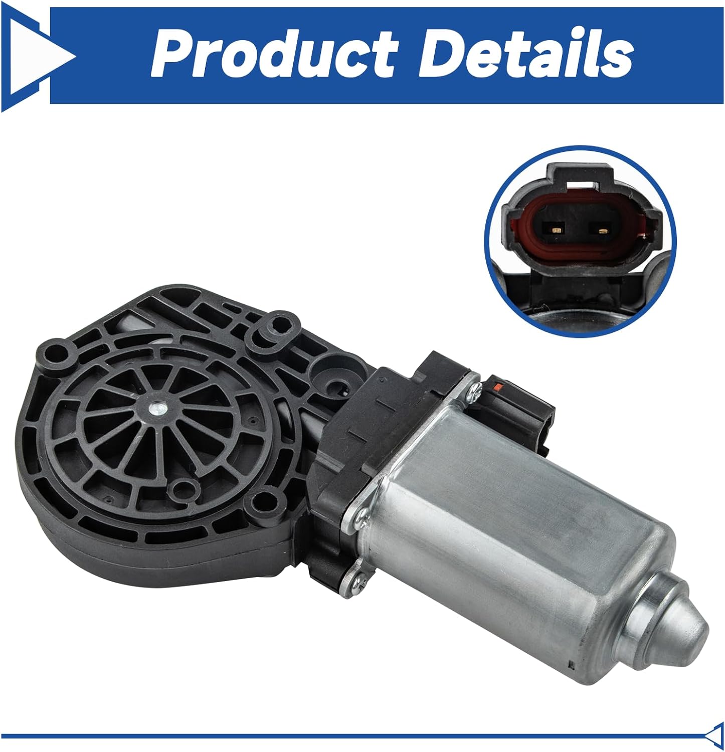 Obaee Window Lift Motor Front Left or Rear Right Side Compatible with Ford Crown Victoria 1992-2011, Lincoln Town Car 1990-2011, Mercury Grand Marquis 1992-2011, Marauder 2003-2004, Replace 742-252