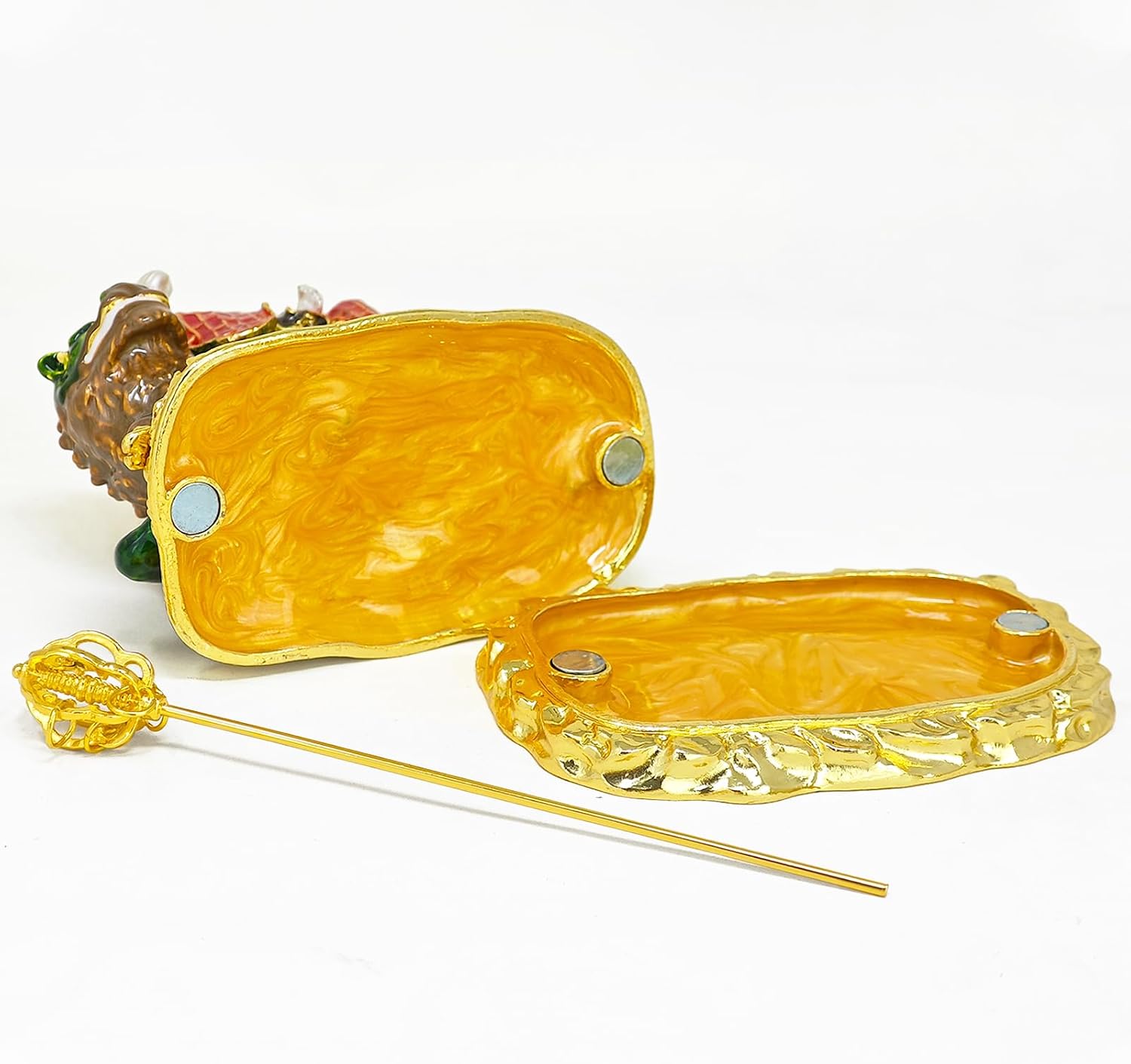Feng Shui Ksiddigarbha Sitting On Chi Lin Kylin Removing Evil Forces Brings Good Luck and Protects Energy Home Statue