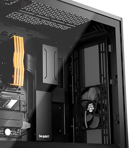 Vista 41 de be quiet! Shadow Base 800 FX - ARGB - 4 ventiladores PWM de 5.512 in de alas ligeras - Carcasa para juegos de PC de torre media - Radiadores