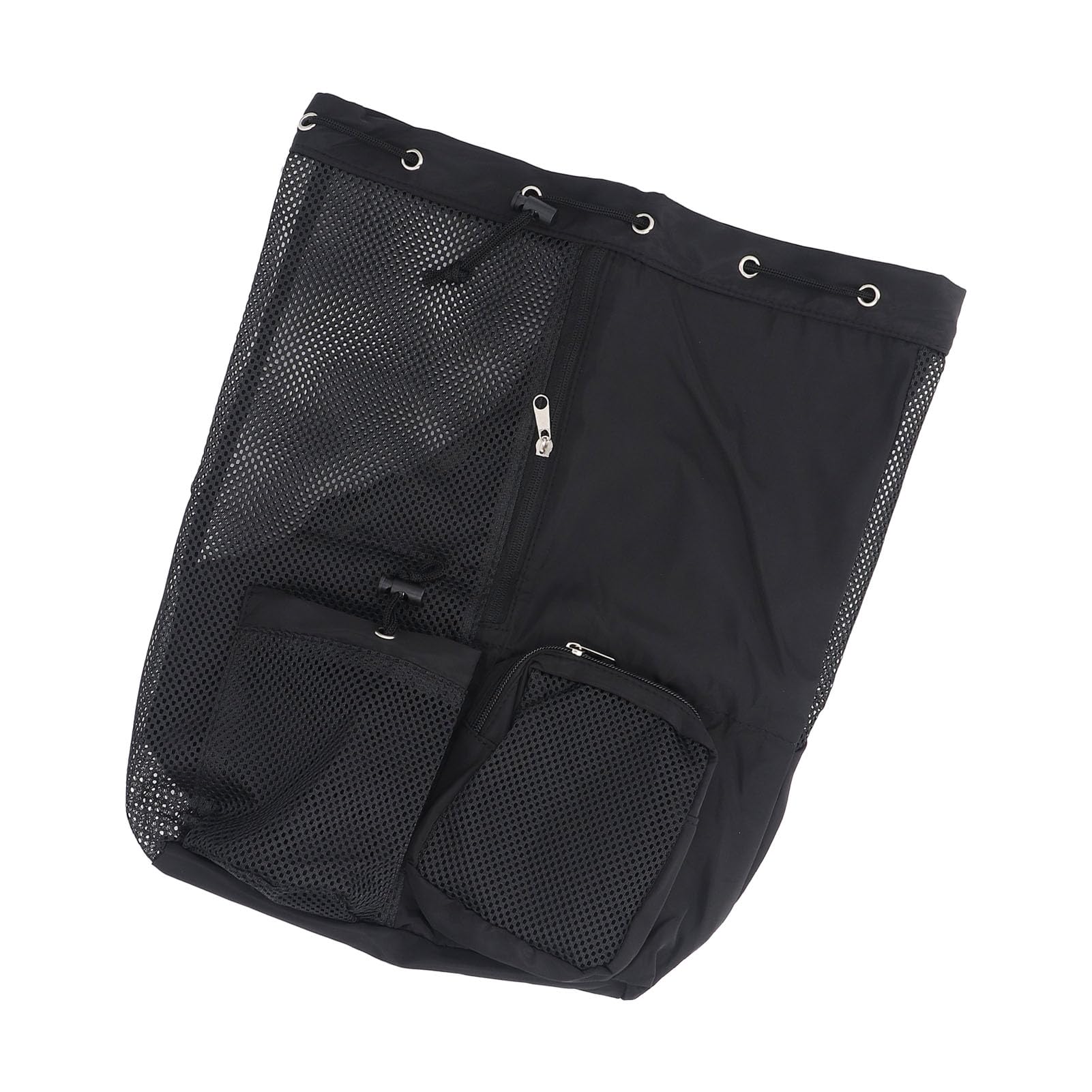 Borsa da nuoto in rete con coulisse e tasca per acqua asciutta Zaino per sport acquatici di grande capacità per nuoto, surf, viaggi, vacanze in spiaggia, attività