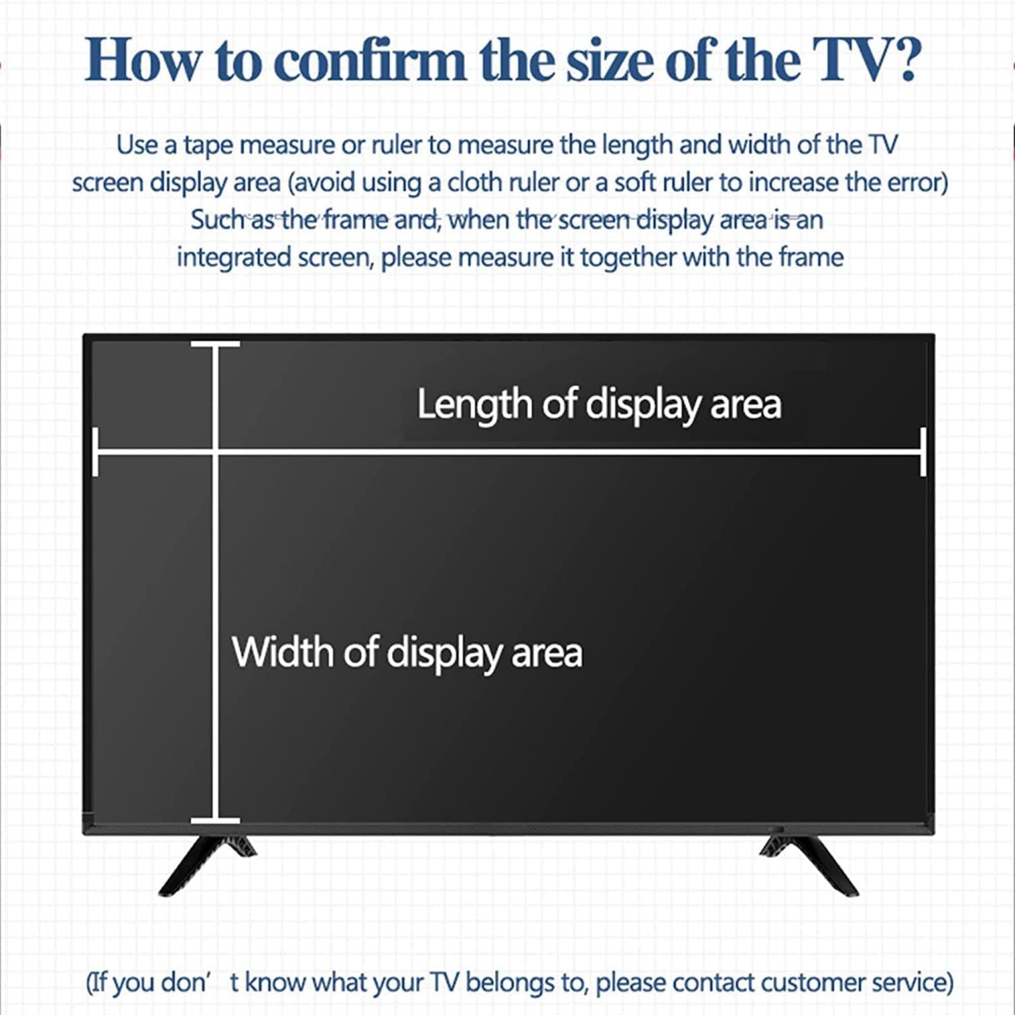 Filtro Protector de Pantalla de TV antiarañazos para el hogar, Filtro de luz Azul antideslumbrante Anti UV, película de protección Ocular, para TV Plana Curvada de 32-75 Pulgadas/3