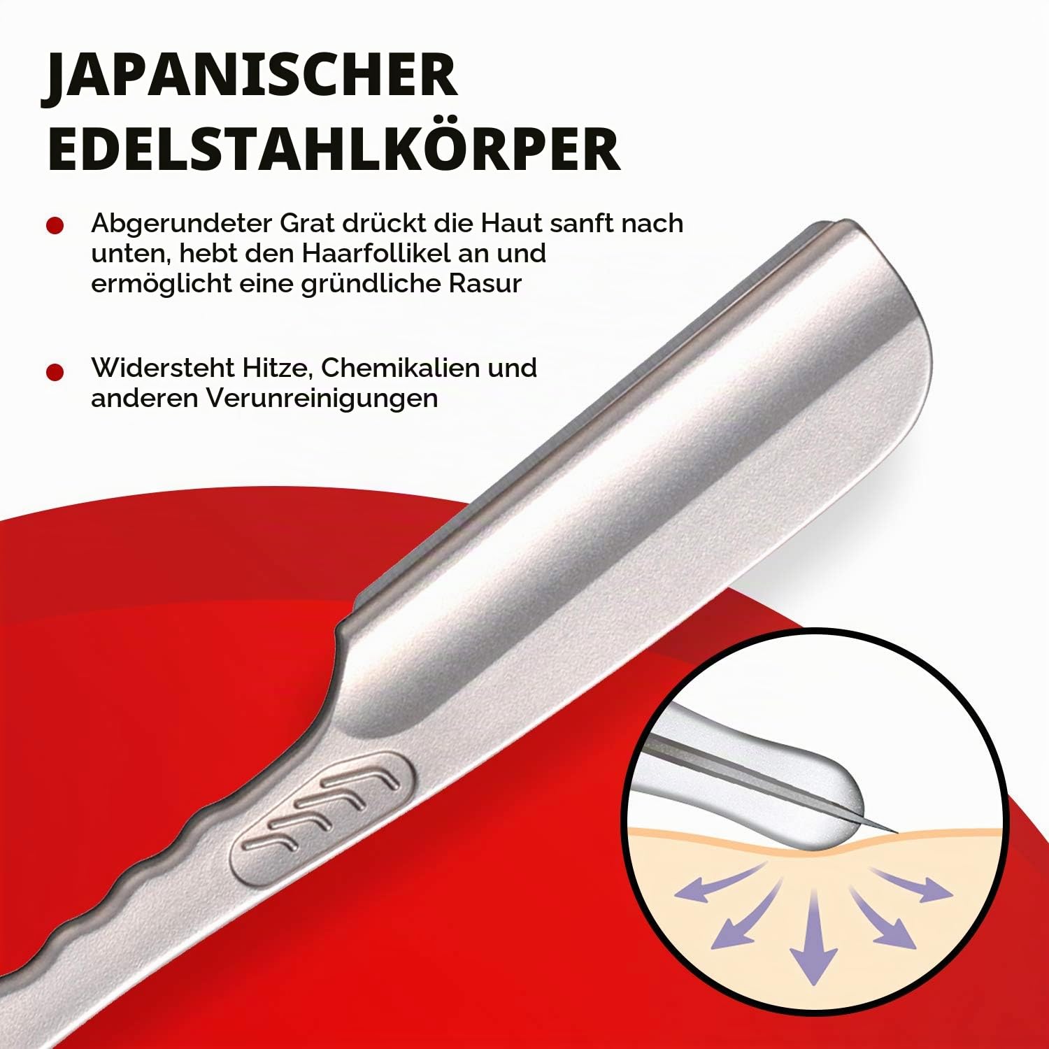 Feather Artist Club-SS Rasierer Schwarz (acs-rb)