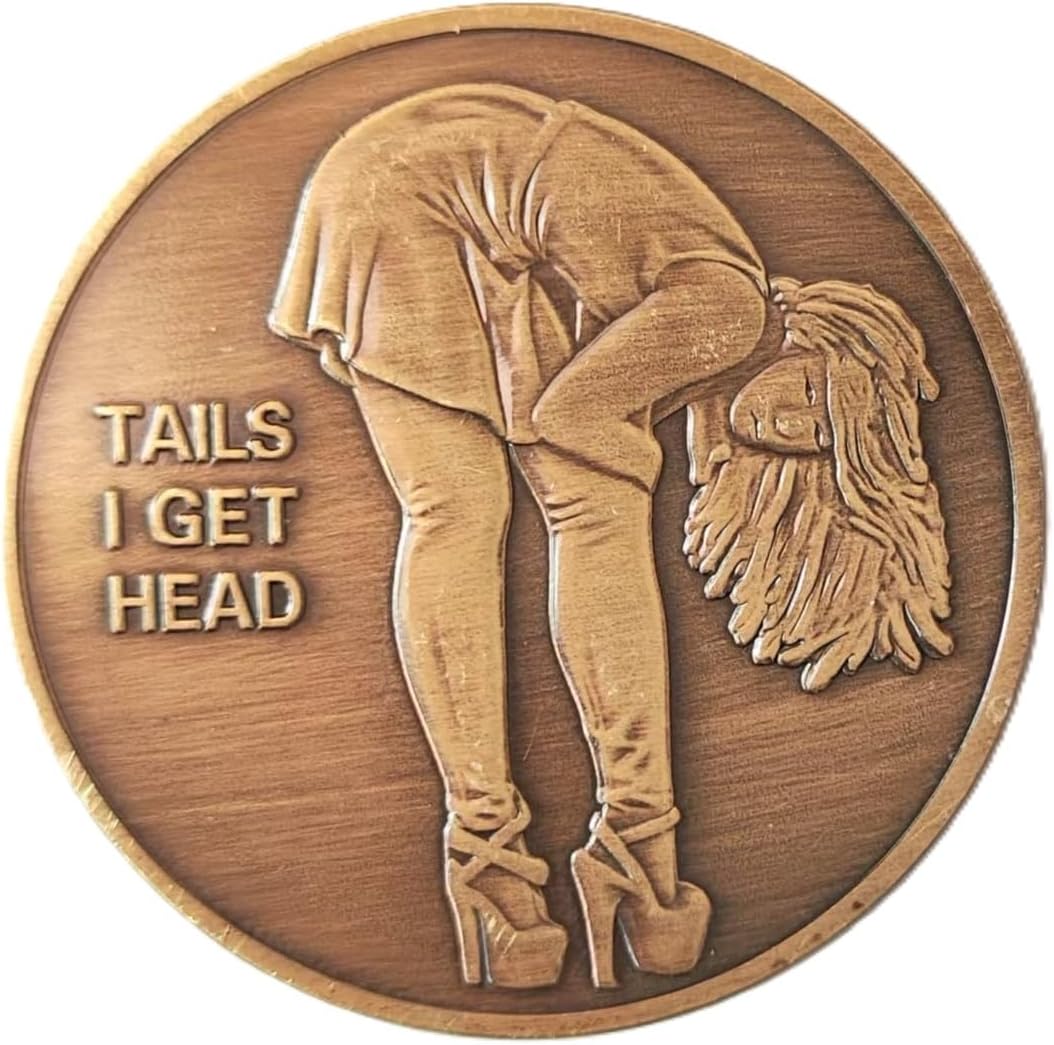 [One Vintage Bronze Commemorative Coin] Vintage Bronze Bikini Challenge Commemorative Coin - Perfect for Party Favors, Christmas, Golf Ball Markers & Playing Cards