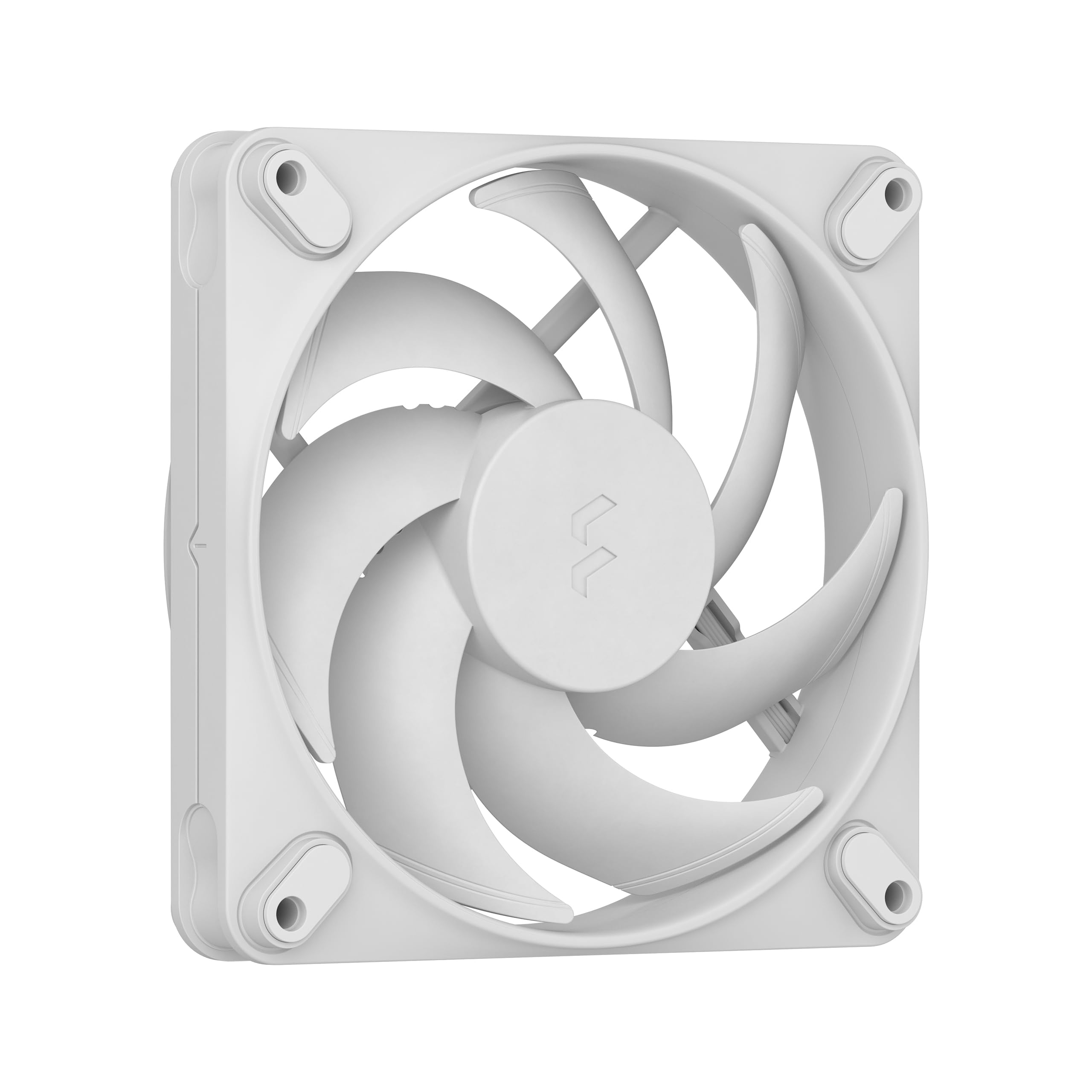 Fractal Design Momentum 12 - Silent PC Case Fan - 120 mm - Liquid Crystal Polymer LCP blades - FDB Fluid Dynamic Bearing - PWM control - Cooling Performance - Powerful Airflow - Quiet Operation -White