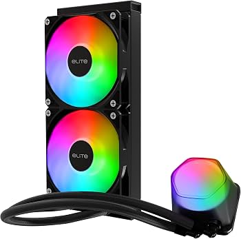Amazon.com: Cooler Master Elite Liquid 240 CPU AIO Cooler – 240mm
