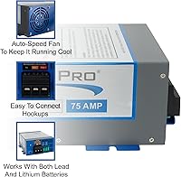 Vista 4 de RecPro Convertidor para RV de 75 Amp Convertidor de energía para RV y cargador de batería Carga inteligente de 4 etapas 120VAC a 12VDC Rango