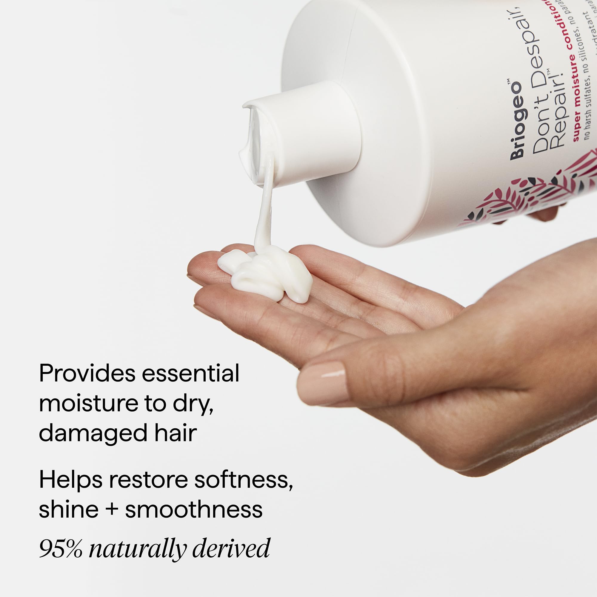 Dont Despair Repair - Acondicionador súper humedad de Briogeo para unisex, acondicionador de 16 onzas