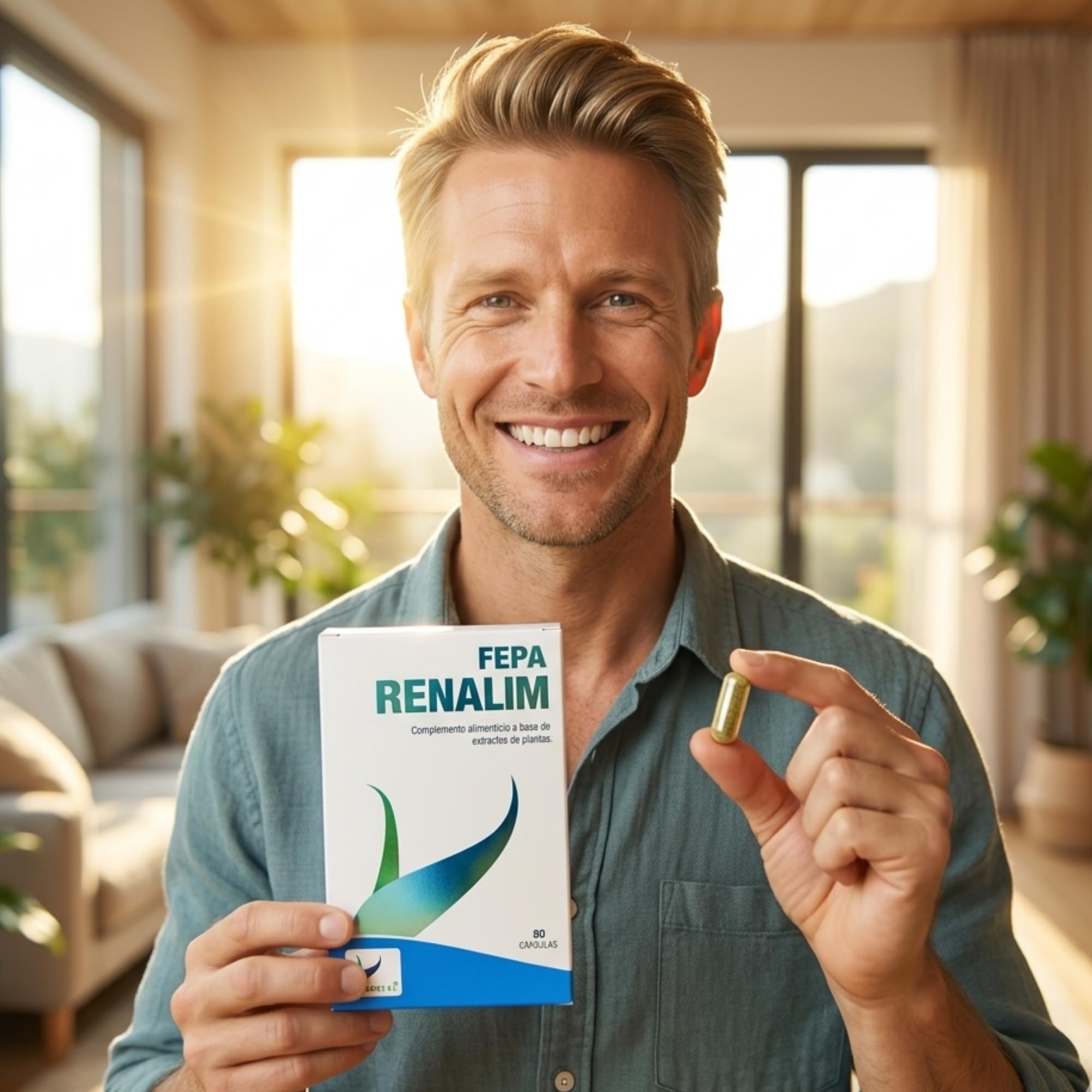 FEPA Renalim – 60 Cápsulas Pack de 2 – Extracto Rompepiedras, Cola de Caballo y Gayuba – Complemento Alimenticio con Extractos de Plantas para el Apoyo Nutricional del Bienestar Renal – Fepadiet