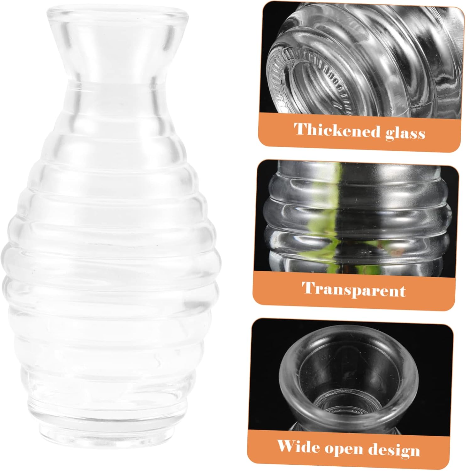 100ml Honeycomb Aroma Diffuser Glass Bottles 6pcs Essential Oil Jars for Home Fragrance Creative Decoration and Aromatherapy