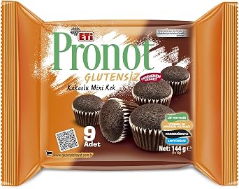 Eti Pronot Gluten Free Cocoa Mini Cake 144 g x 4 Pieces