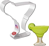 Vista 1 de Cortador de galletas de vidrio Margarita, 4.25 pulgadas, fabricado en Estados Unidos por Ann Clark