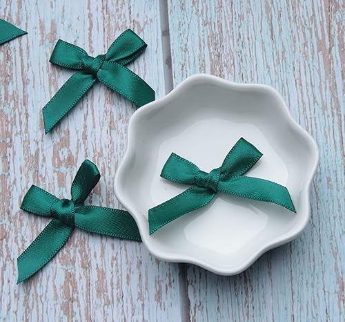 Miniatura 6 de Sowaka 50 mini lazos de satén con lazo, suministros de flores para regalo, envoltura de regalos, álbumes de recortes, decoración, costura,