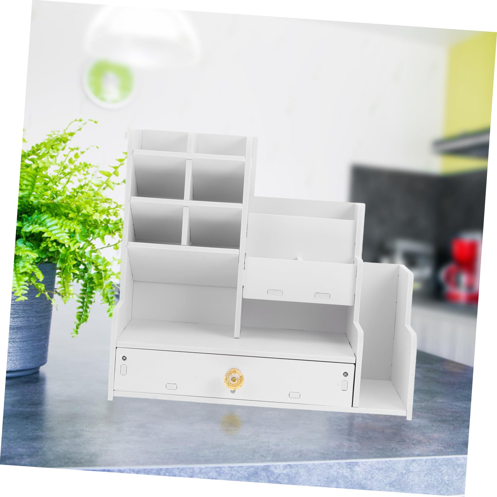 DOITOOL Portapenne Da Tavolo Organizzatore Per Pennarelli Design Inclinato Multiscomparto Per Articoli Di Cancelleria Ripiano Portaoggetti Per Realizzato Per Durata