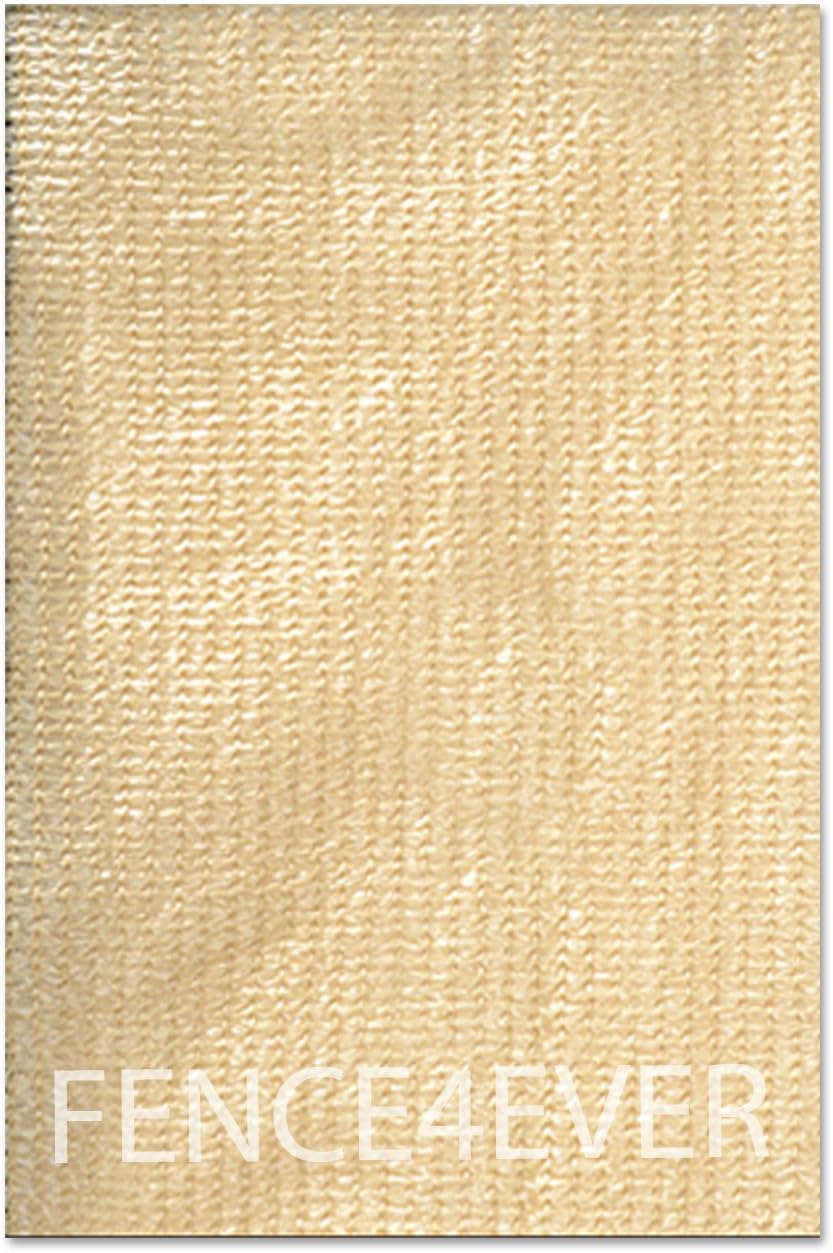 8ft x 25ft 8' x 25' Tan Beige Sunscreen Sun Shade Fabric Cover Roll 95% Uv Block