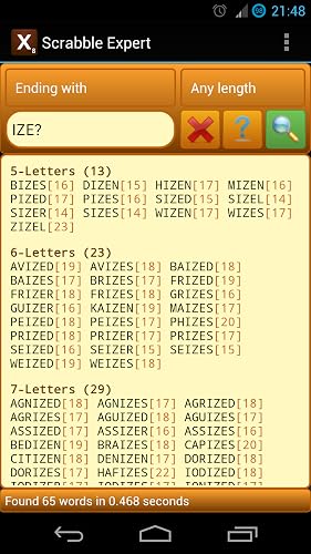 Dutch Anagram Expert – vue 6
