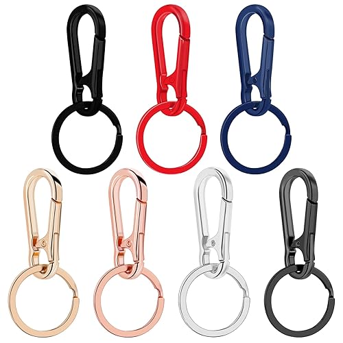 Metal Keychains for Women Men, Key Chain Ring Clip Holder