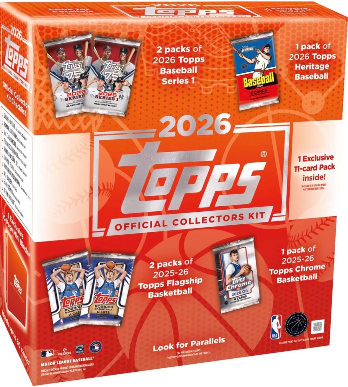 2026 Topps Official Sealed Collectors Kit (7 Pks/Box)