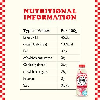 Crusha Strawberry Milkshake Mix - 1Litre