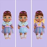 Baby Alive Fairy Fashions Sophia Sparkle Doll with Clothes Accessories, Brown Hair, 11 Inches, Toys for 3 Year Old Girls and Boys & Up (Amazon Exclusive)