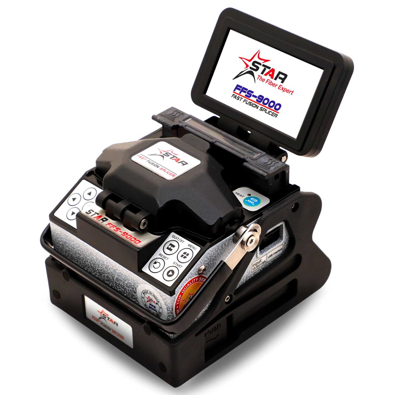 STAR FFS-9000e Top Fiber Optic Fusion Splicer –Core-to-Core Alignment Backbone Splicer, Engineered for High-Performance Fi...
