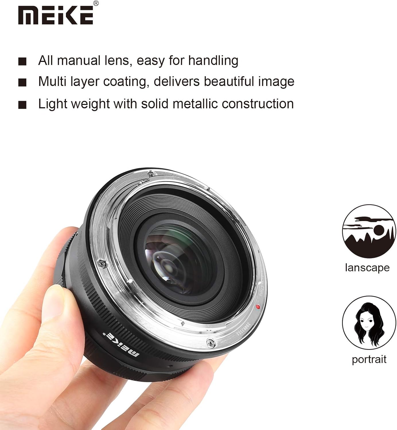 Blасk Frіdау - 40% оƒƒ Meike 35mm F1.7 Large Aperture Manual Focus APS-C Lens Compatible with Nikon Z Mount Cameras Z50, Z5, Z6, Z7 Under APS-C Mode