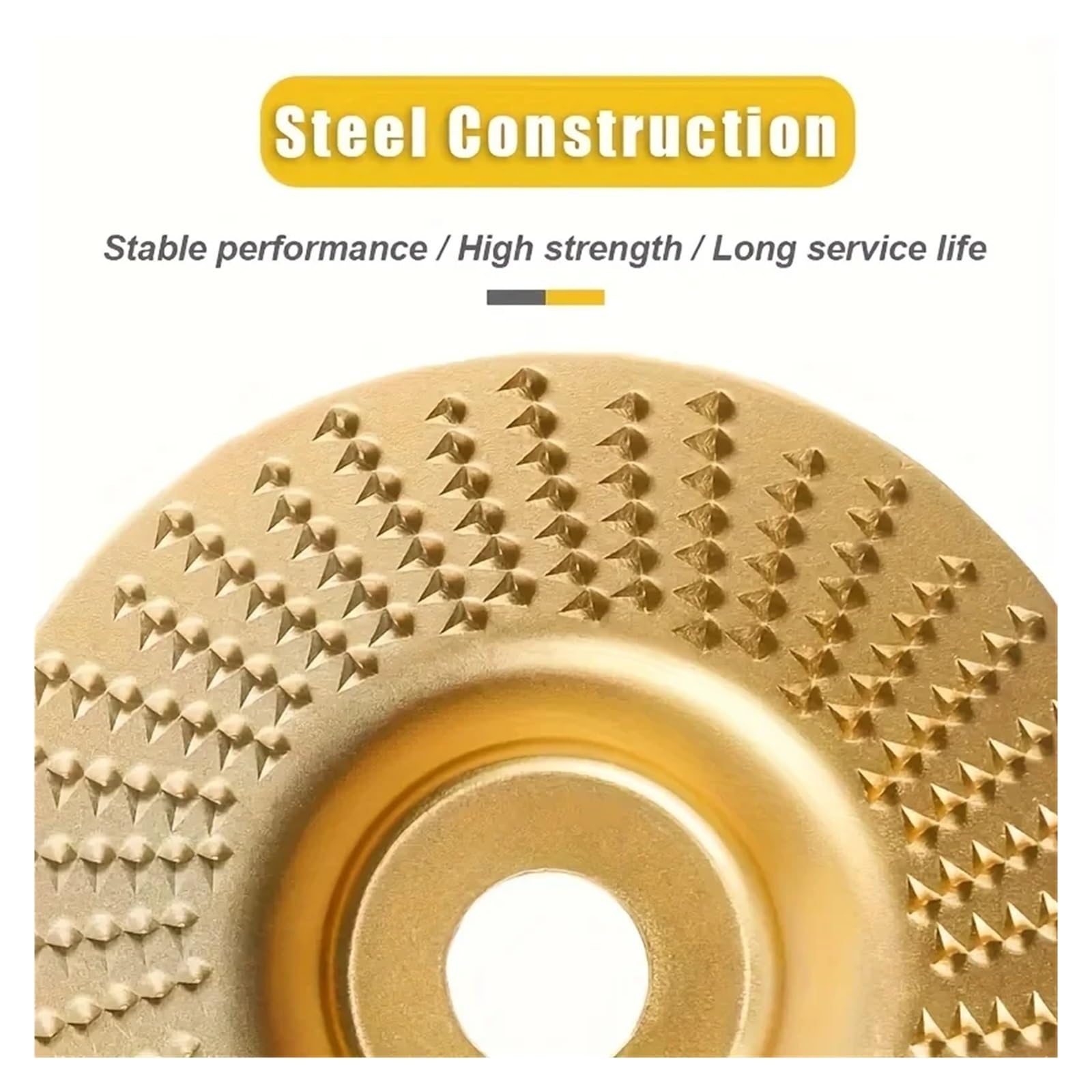 Disco de lijado versátil for pulir y tallar madera, 3 unidades, herramienta abrasiva 22 mm diámetro interior