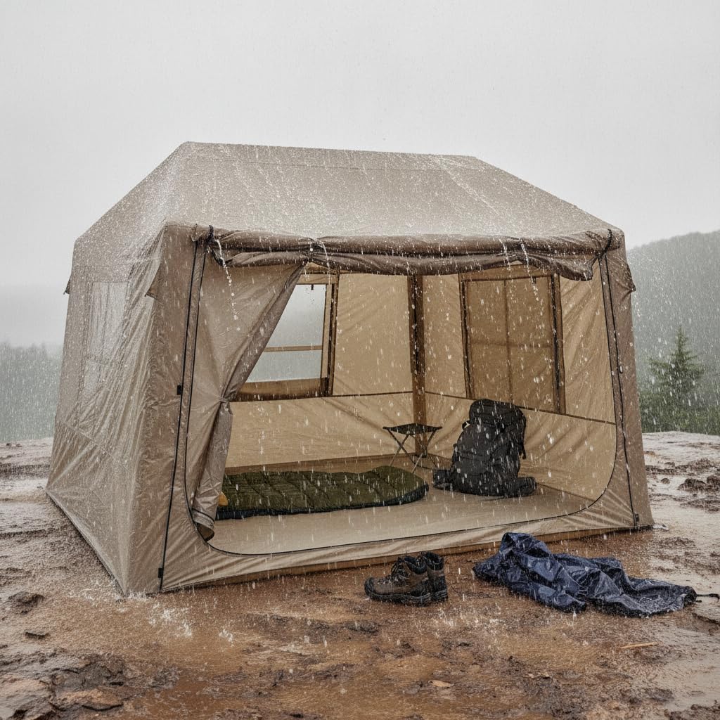 6-8 Gonfiabile da Campeggio, Automatica e Impermeabile per Tutte le Stagioni, per outdoor