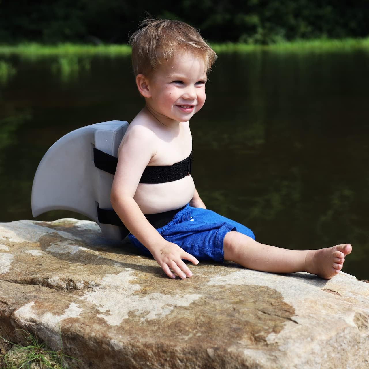 Shark Floatie: Pool Toy, Swimming Aid and Flotation Device