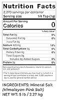 Vista 3 de Viva Doria Himalayan Pink Salt, Fine Grain, Certified Authentic, 5 lb (2.27 Kg)
