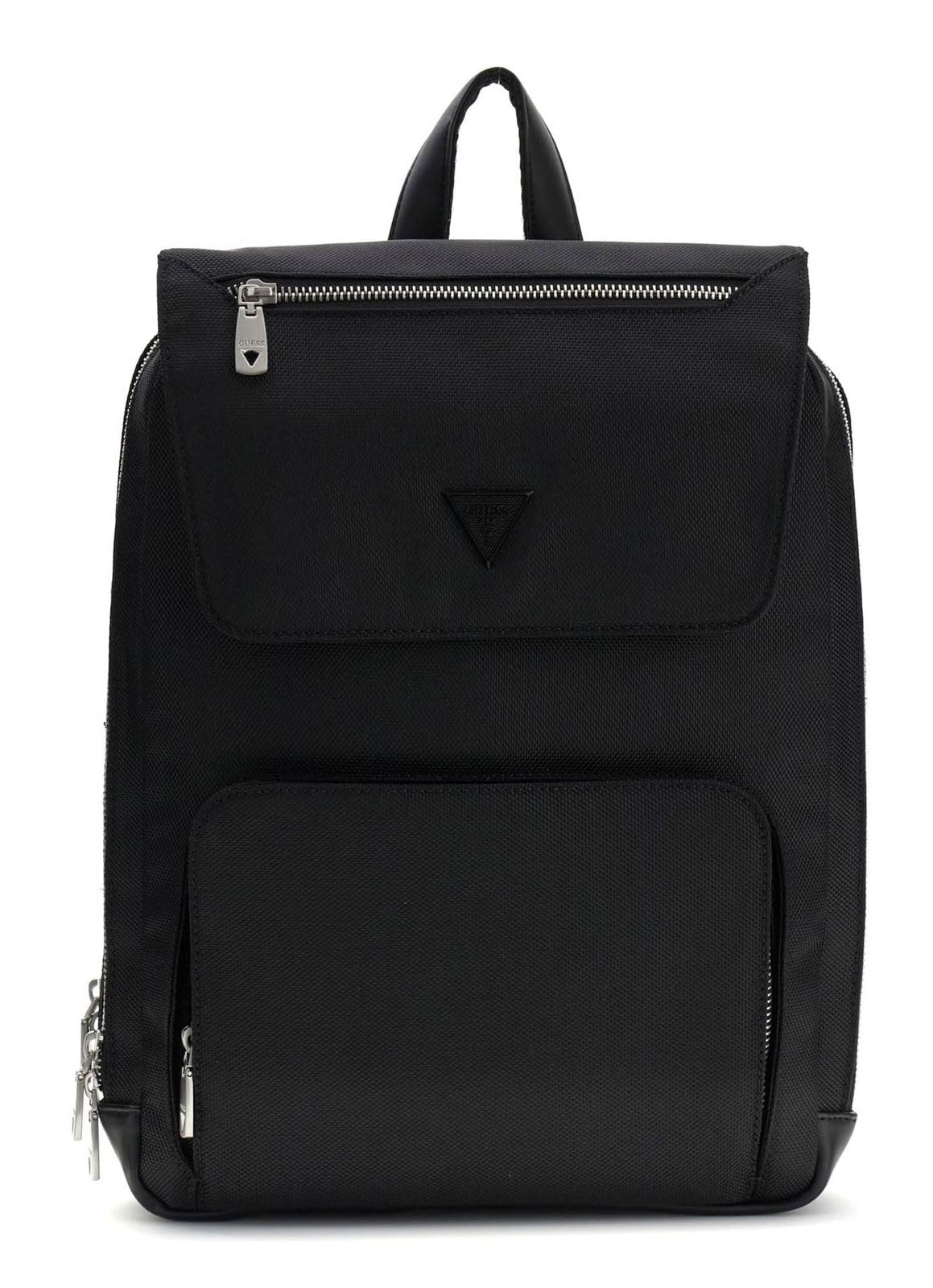 GUESS mochila para el portátil con compartimento para portátil Berna Backpack Black negro