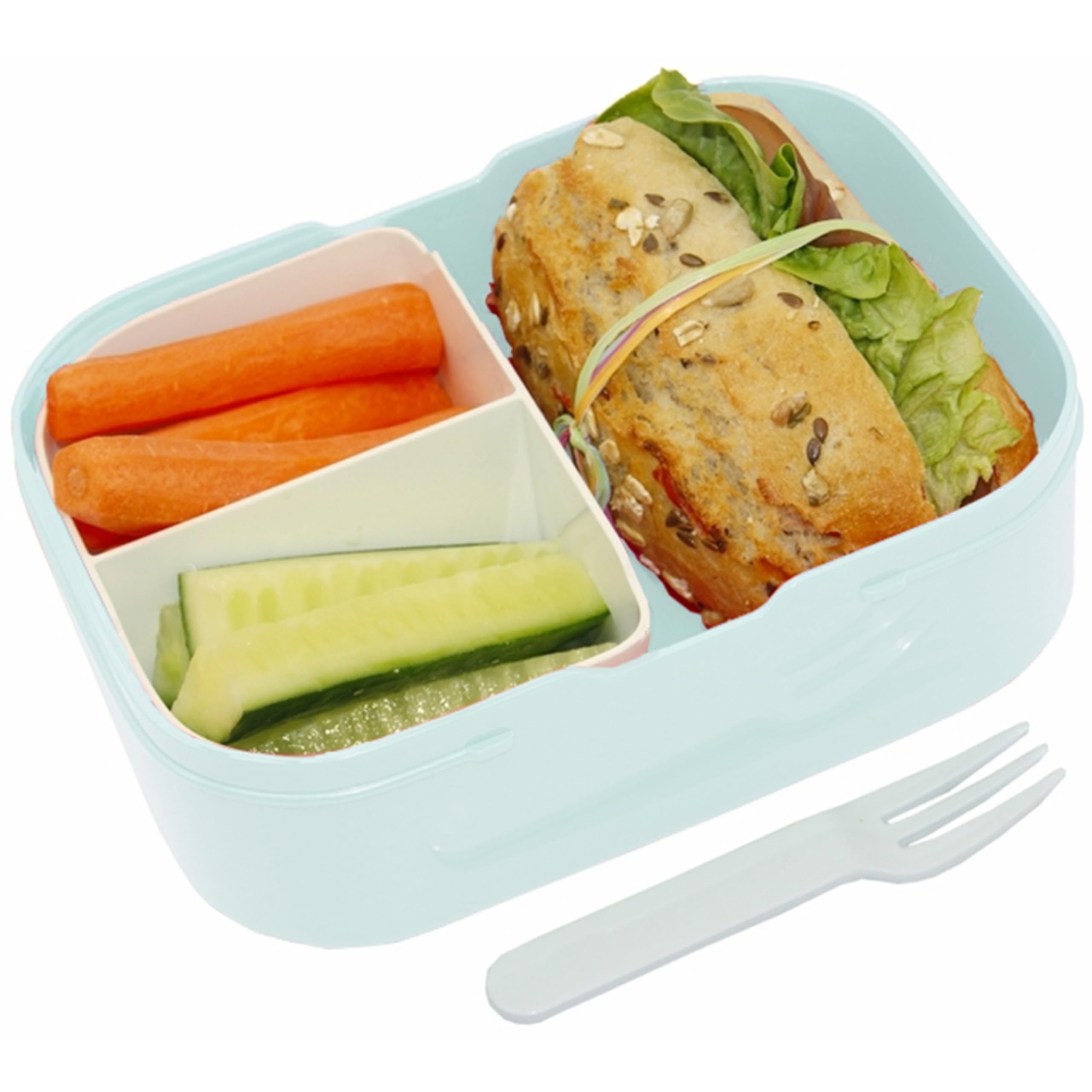 4youDesign Mepal Bento Box & Trinkflasche Set personalisiert Feuerwehrauto – Geschenk für Kinder Geburtstag - Auslaufsicher – Brotdose 750ml, 400ml Flasche (Cool Mint)
