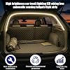 Tira LED flexible de silicona para cajuela de 6.56 pies, amarilla | diseño cortable, superficie impermeable, ambiente para área de carga, compatible con SUV, RV y camionetas, accesorio interior 7