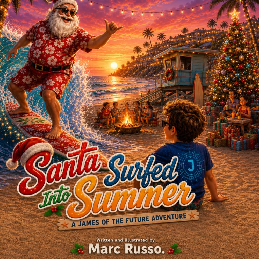 Santa Surfed Into Summer: A James Of The Future Adventure