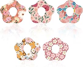 25pcs Adhesive Patches for Dexcom G7, Flower Shape Sensor Protector Monitor Covers with Holes Breathable Waterproof Adhesive Sensor Stickers CGM Over Patches Accessories