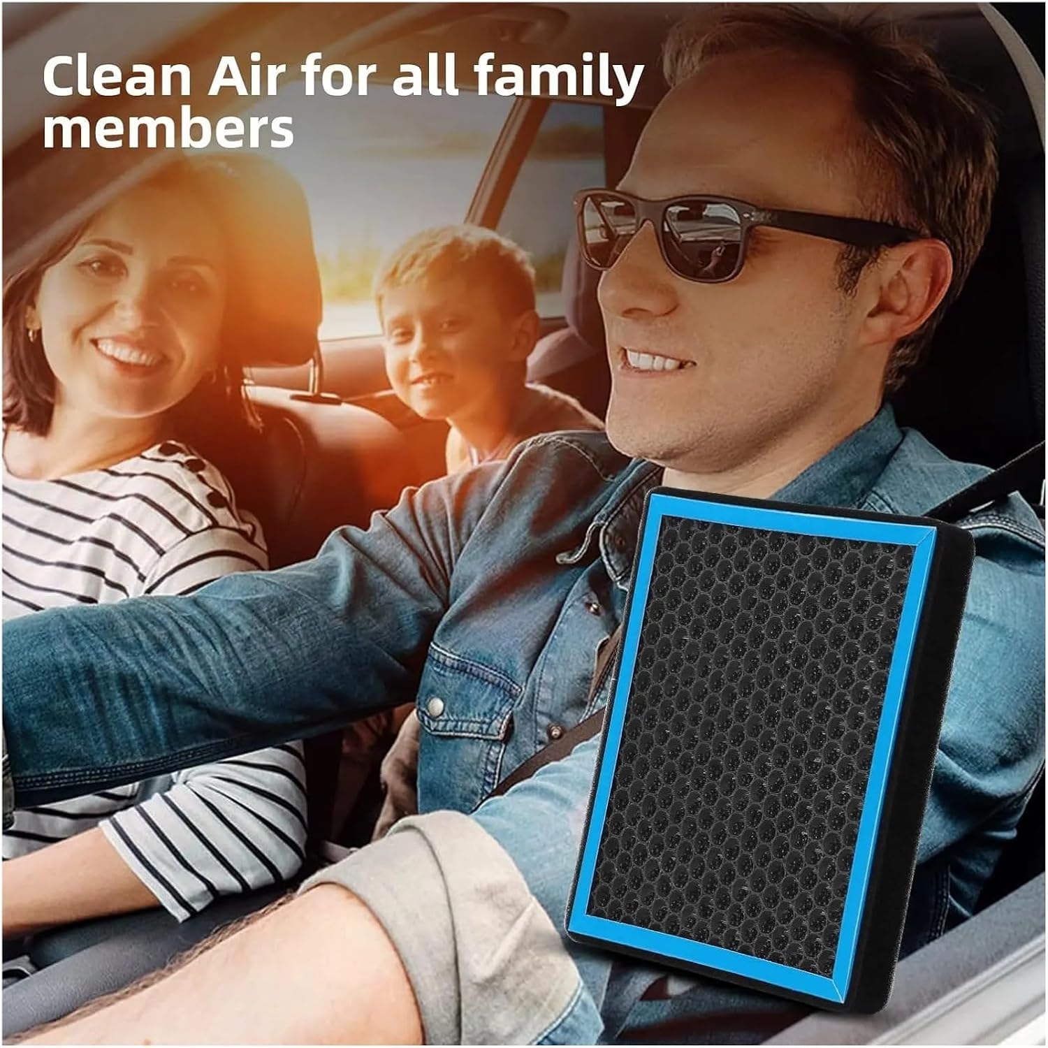 Cabin Air Filter Cabin Filter Car Air Filter Compatible for VW ID4 ID.3 ID6 2023 2022 2021 Car Cabin Air Filter With Activated Carbon(2 PCS)